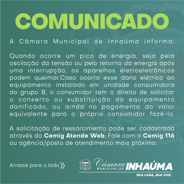 Comunicado!