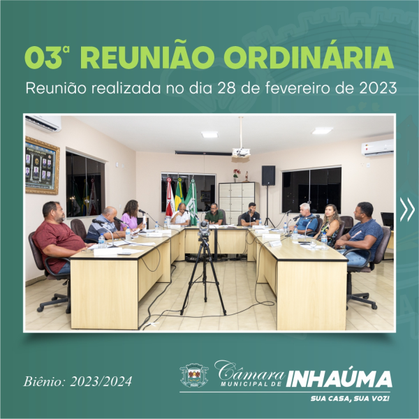 3° Reunião Ordinária de 2023