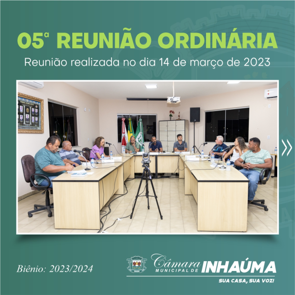 5° Reunião Ordinária de 2023