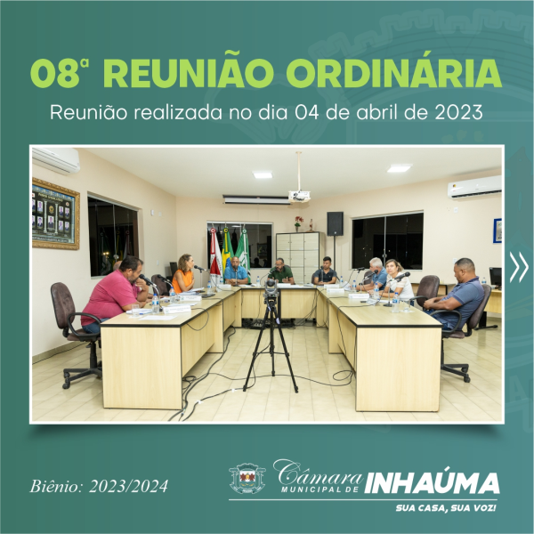 8° Reunião Ordinária de 2023
