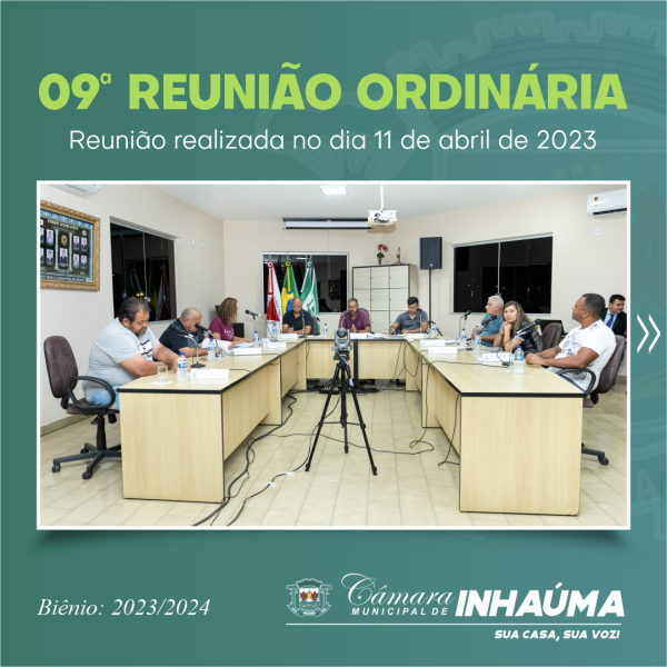 9° Reunião Ordinária de 2023