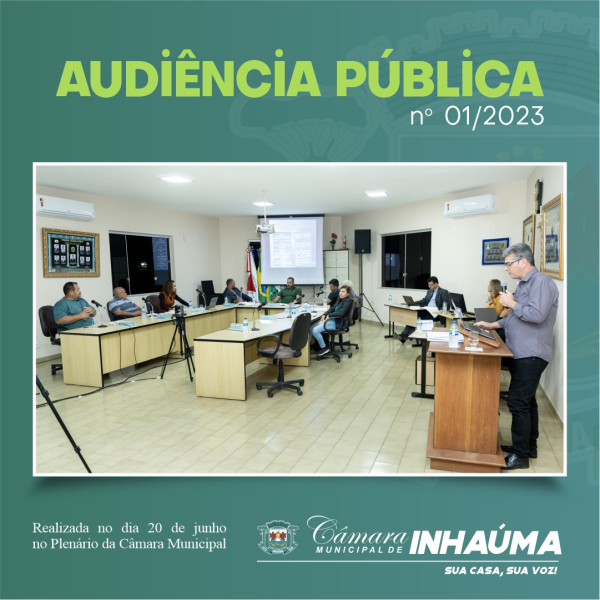 Audiência Pública n°01 de 2023.