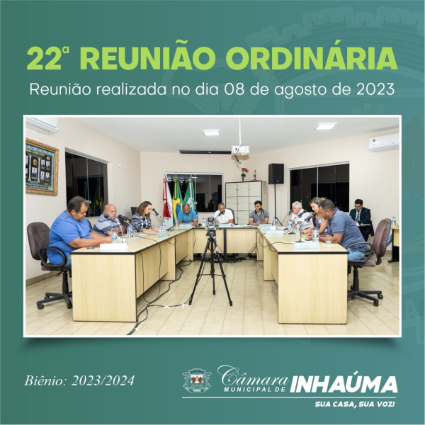 22º Reunião Ordinária de 2023