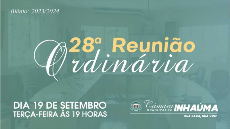 28ª Reunião Ordinária de 2023