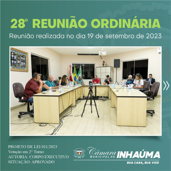 28ª Reunião Ordinária de 2023