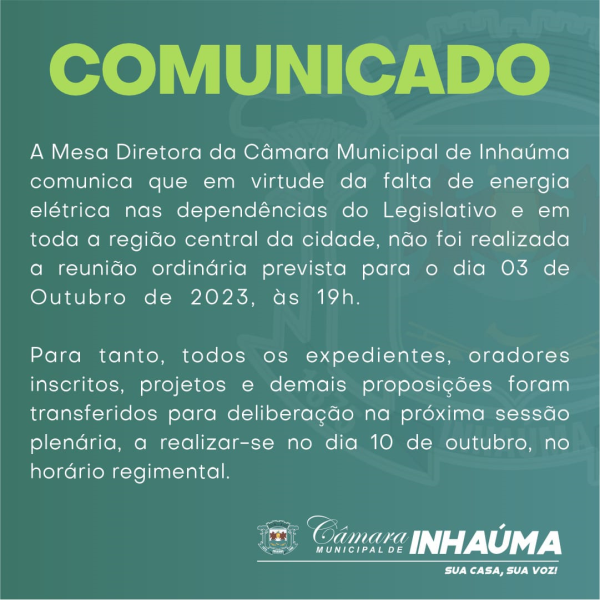 COMUNICADO