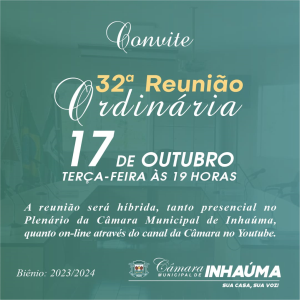 32ª Reunião Ordinária de 2023