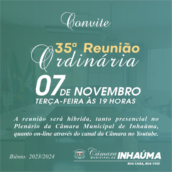 35ª Reunião Ordinária de 2023