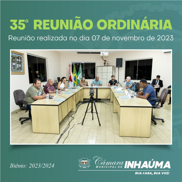 35ª Reunião Ordinária de 2023
