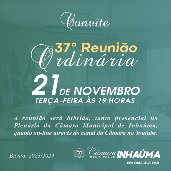 37ª Reunião Ordinária de 2023
