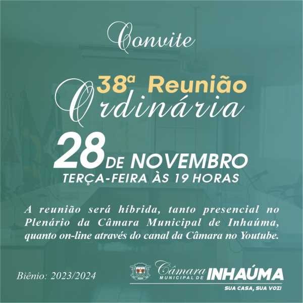 38ª Reunião Ordinária de 2023