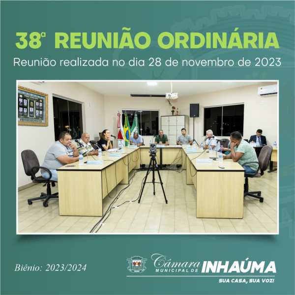 38ª Reunião Ordinária de 2023