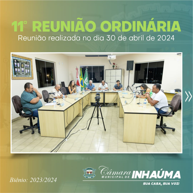 11ª Reunião Ordinária de 2024