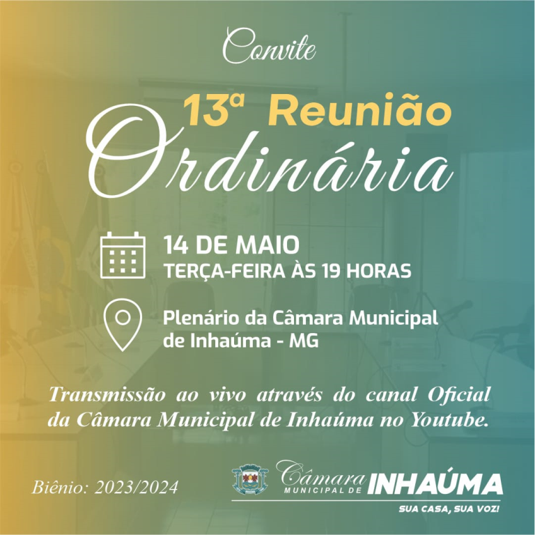 13ª Reunião Ordinária de 2024