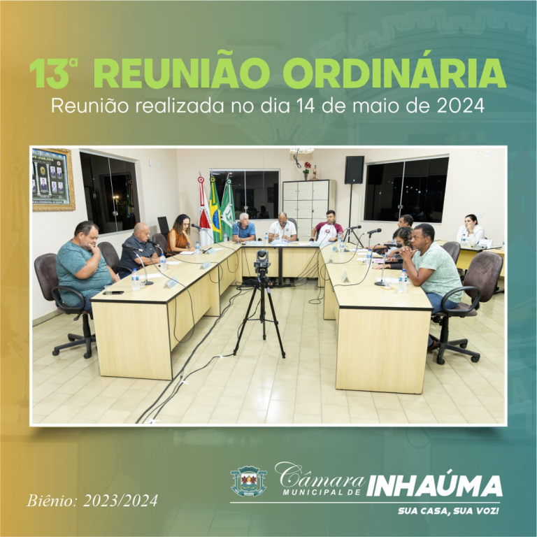 13ª Reunião Ordinária de 2024