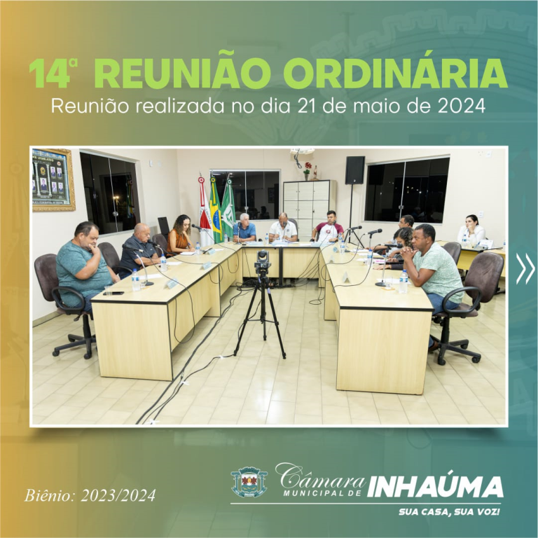 14ª Reunião Ordinária de 2024