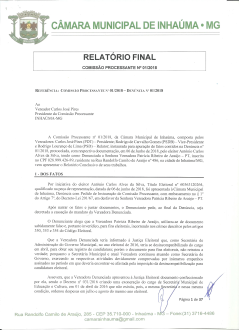 Relatório Final da Comissão Processante