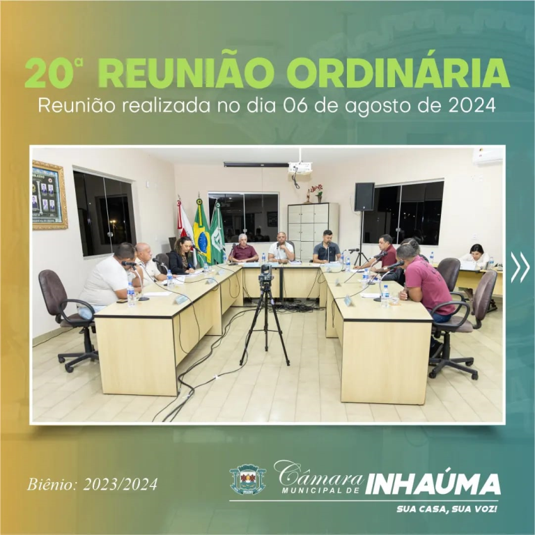 20ª Reunião Ordinária de 2024