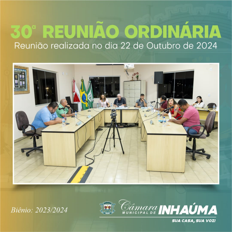 30ª Reunião Ordinária de 2024
