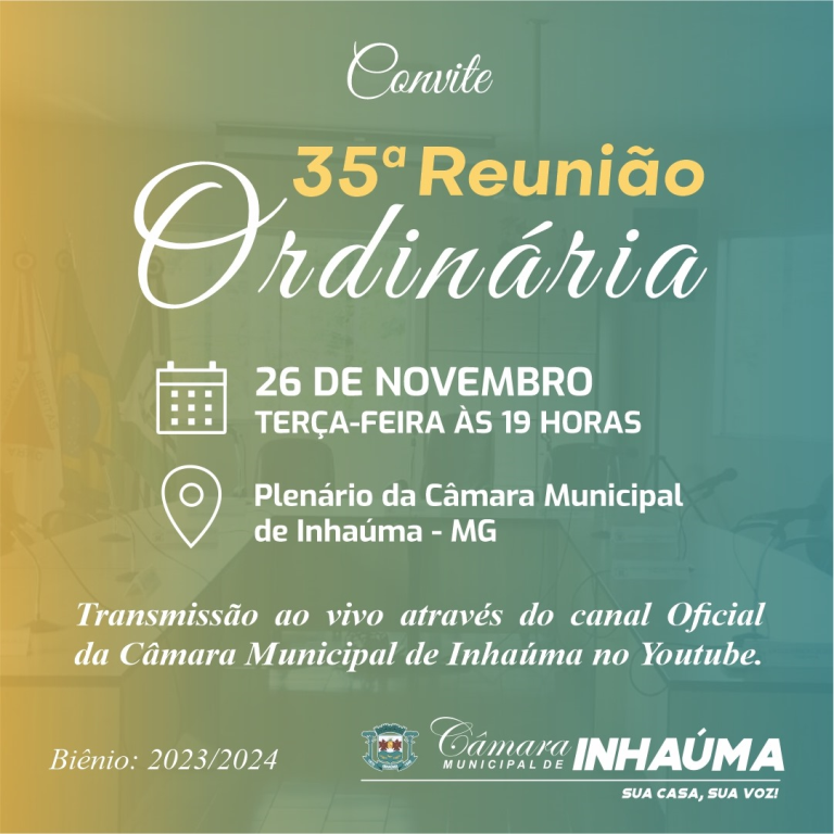 35ª Reunião Ordinária de 2024