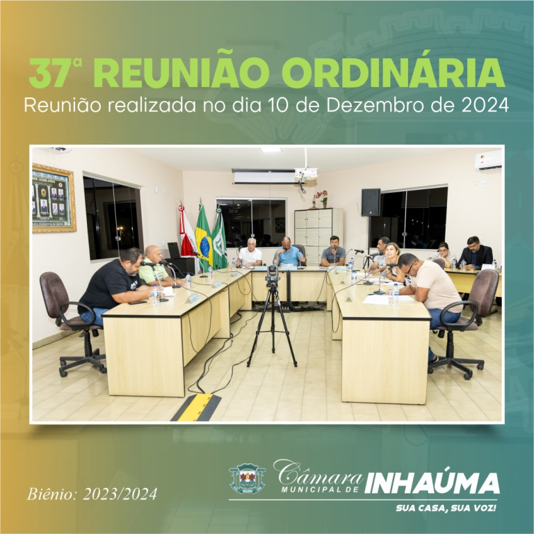 37ª Reunião Ordinária de 2024