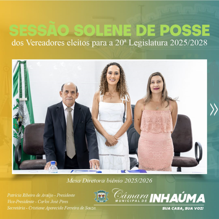 MESA DIRETORA
BIÊNIO 2025/2026