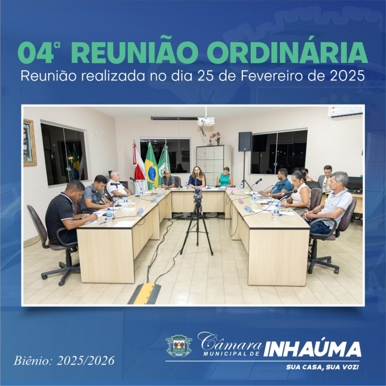 04ª Reunião Ordinária de 2025