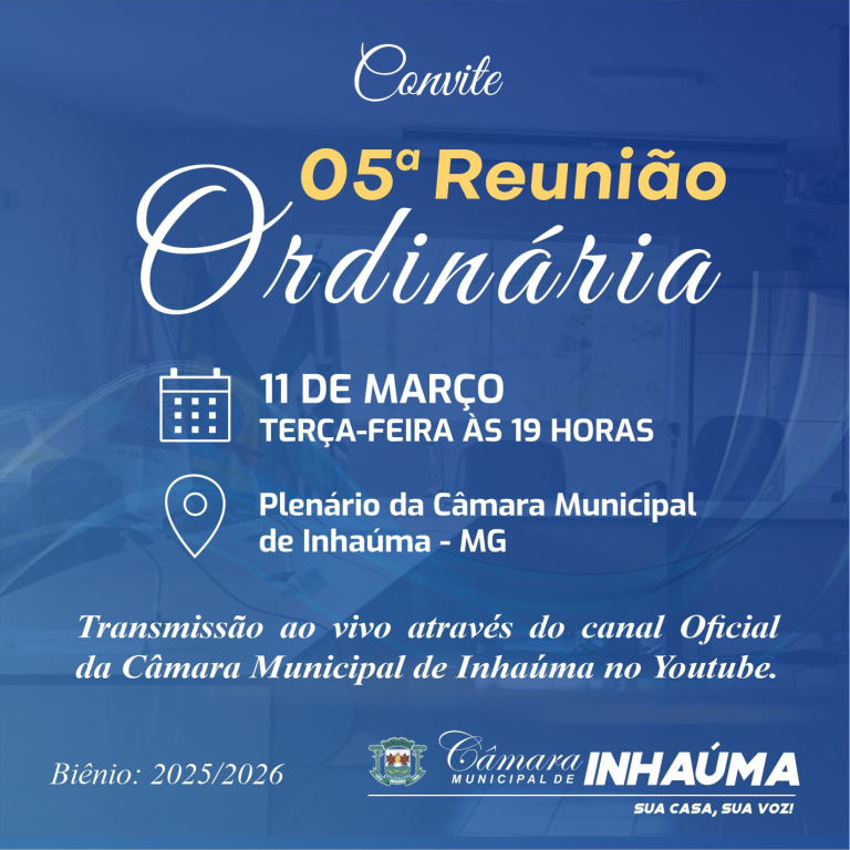 05ª Reunião Ordinária de 2025