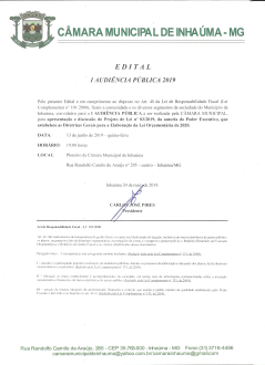 INFORMAÇÃO DE UTILIDADE PÚBLICA!!!