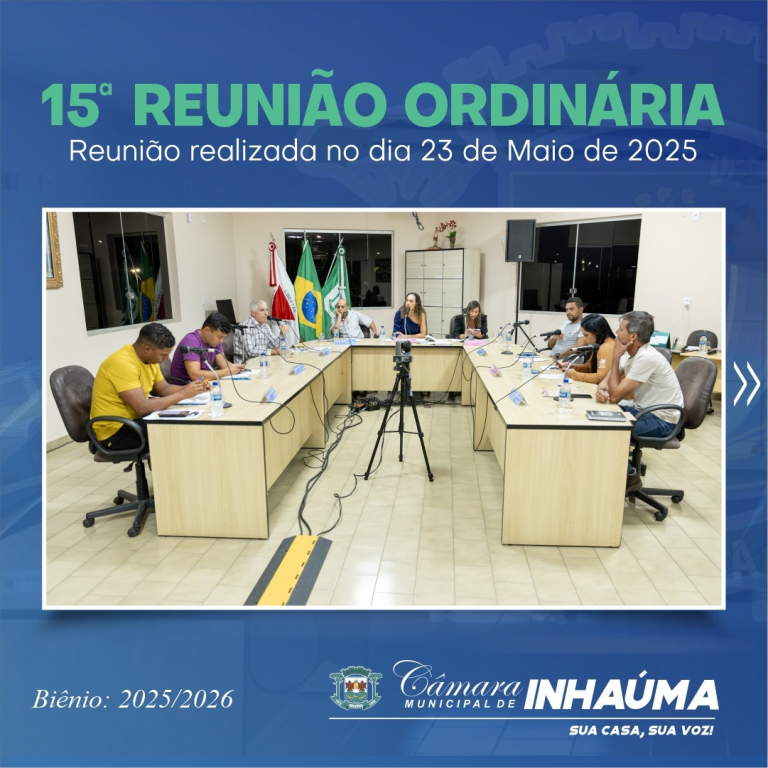 15ª Reunião Ordinária de 2025