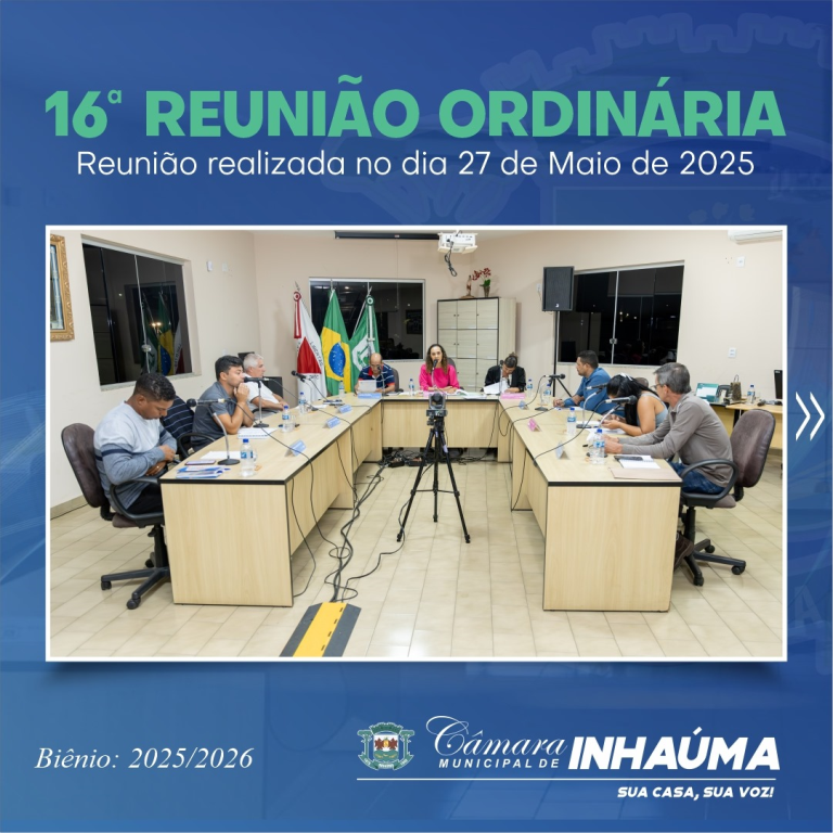 16ª Reunião Ordinária de 2025