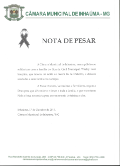 Nota de Pesar