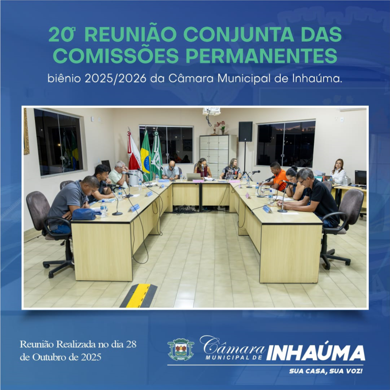 20ª Reunião Conjunta das Comissões Permanentes