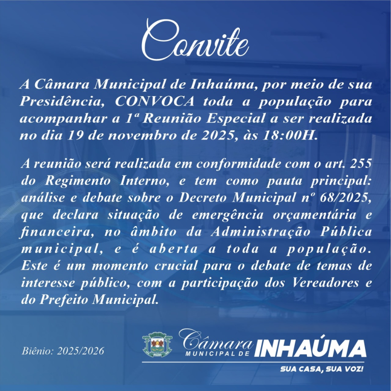 01ª Reunião Especial de 2025